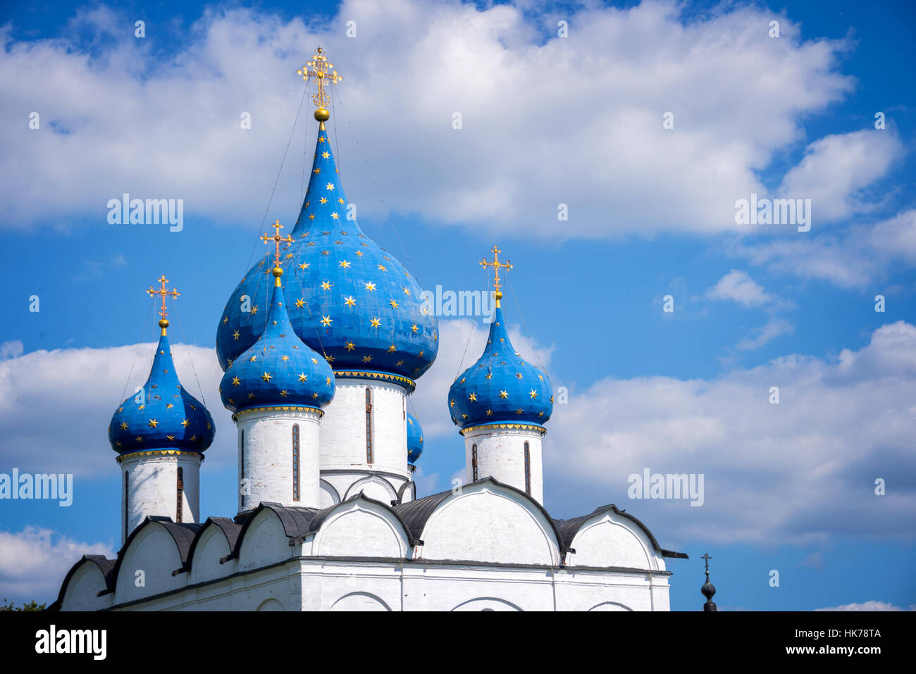 Cathedral of the Nativitys in Suzdal, Golden Ring, Russia Stock Photo