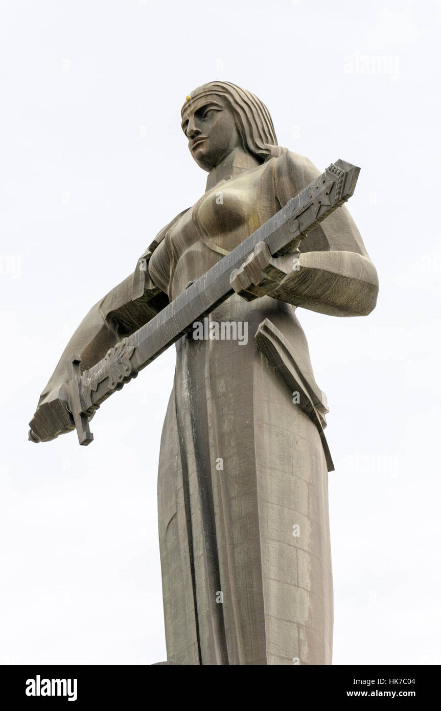Mother Armenia statue, Victory Park, Yerevan, Armenia Stock Photo Alamy