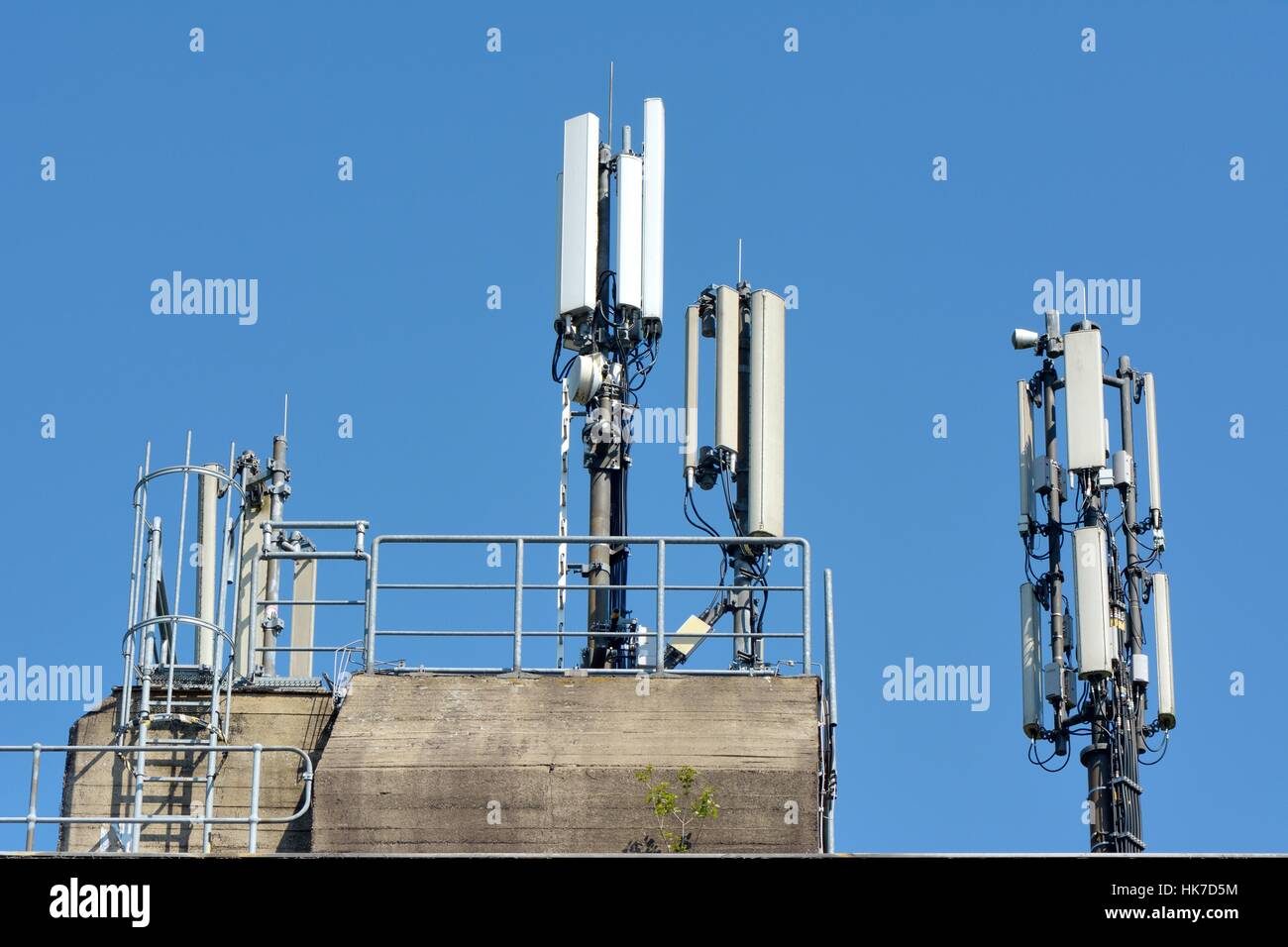 cell towers in hamm Stock Photo