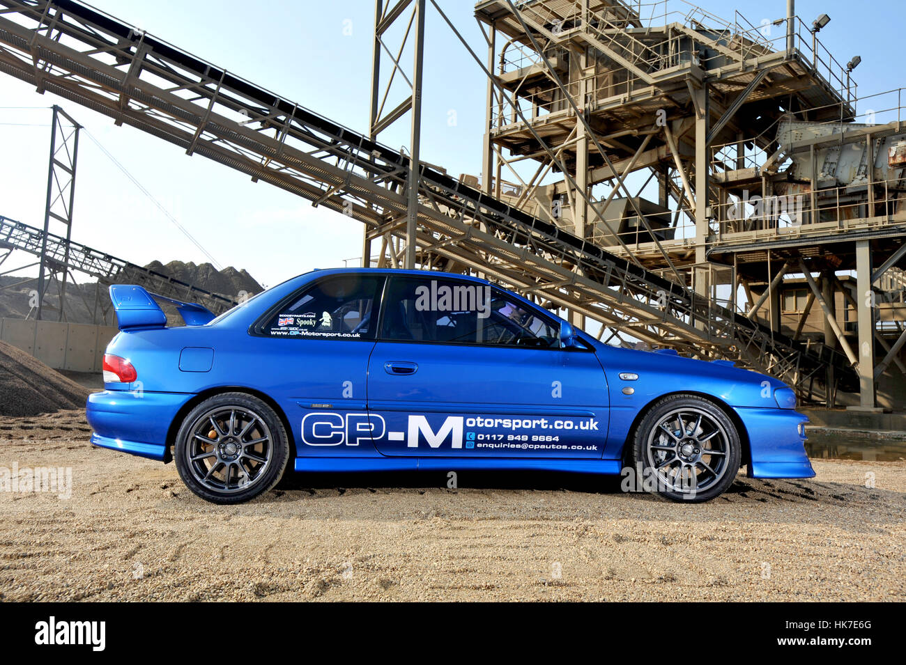 Subaru Impreza Turbo P1 performance car Stock Photo