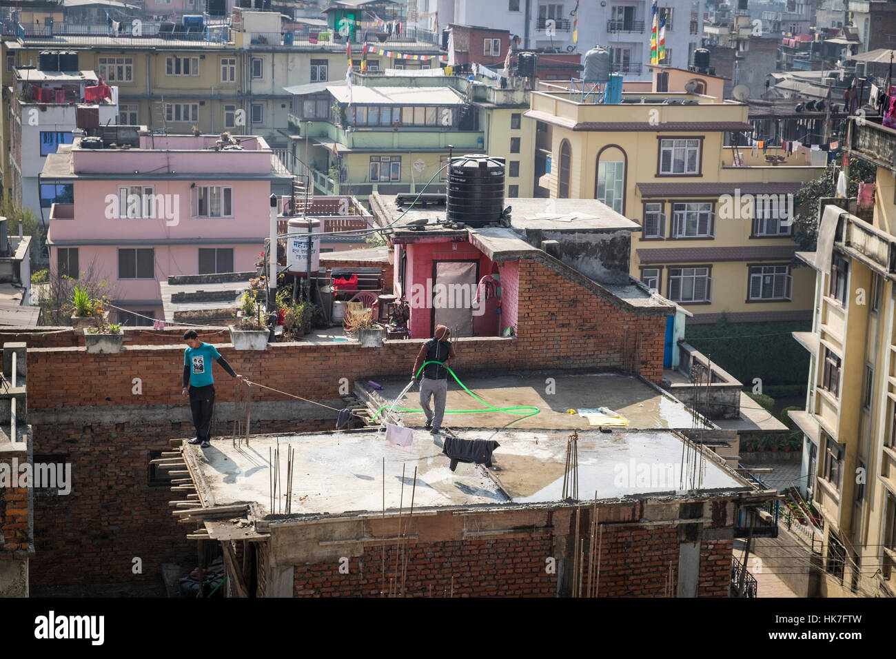 Nepal, Kathmandu, landscape Stock Photo