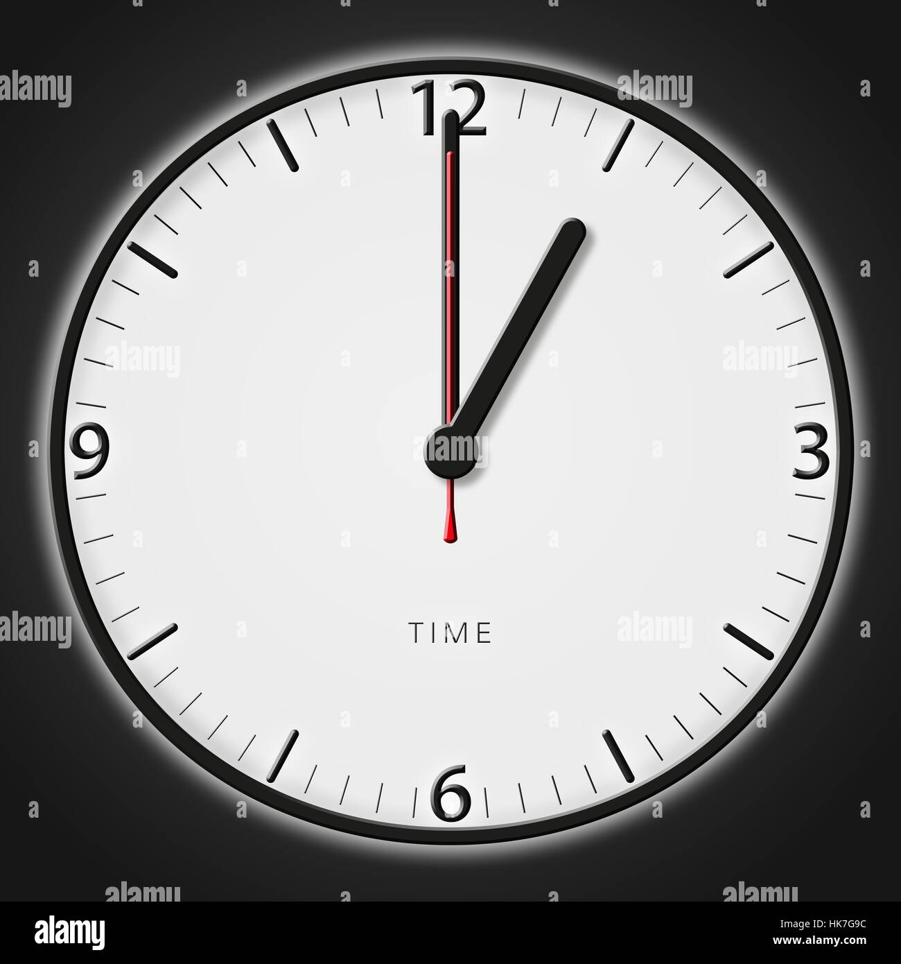 Clock 7.30 hi-res stock photography and images - Alamy