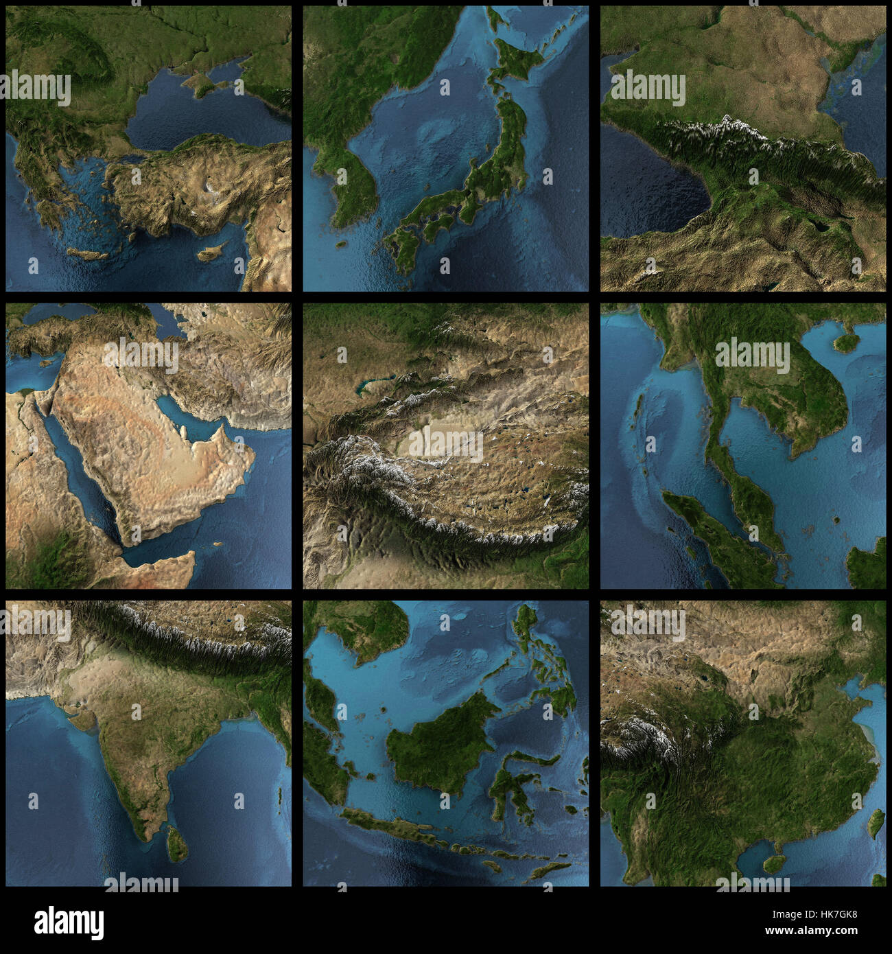 China map mountains rivers hi-res stock photography and images - Alamy