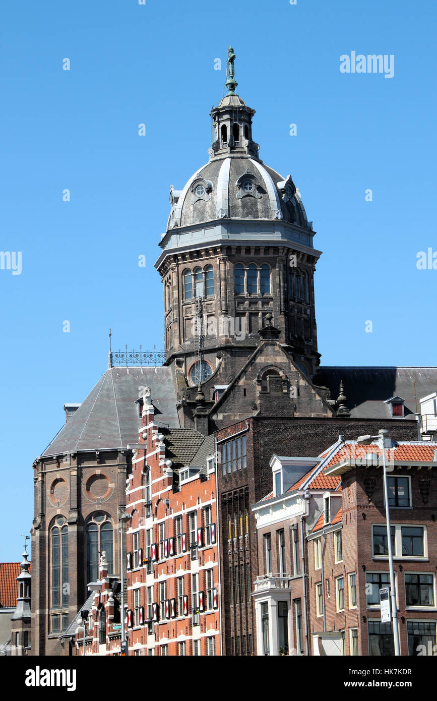 dome, amsterdam, house, building, historical, church, home, dwelling ...