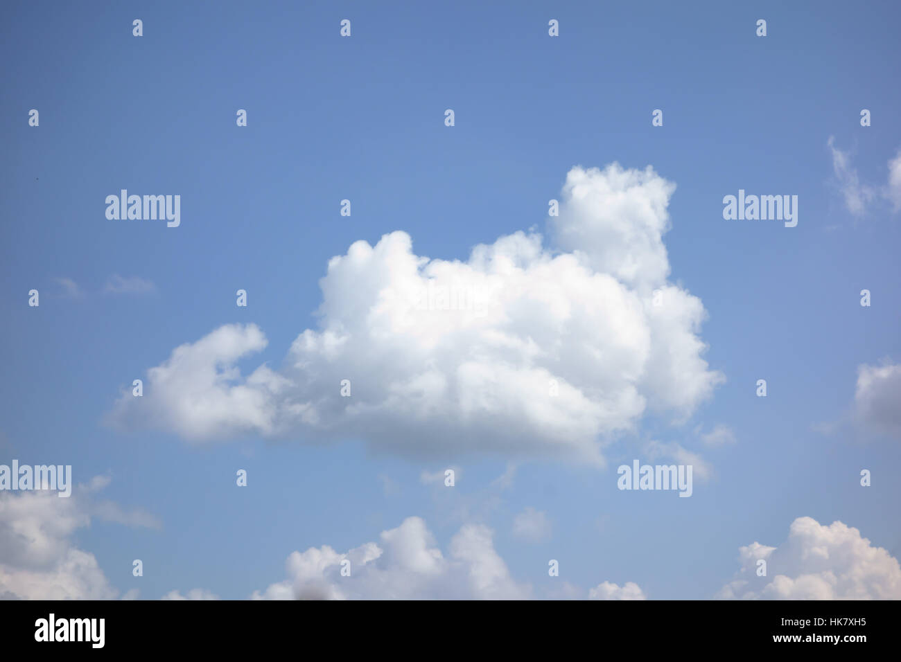 white clouds floating on a background of blue sky Stock Photo - Alamy