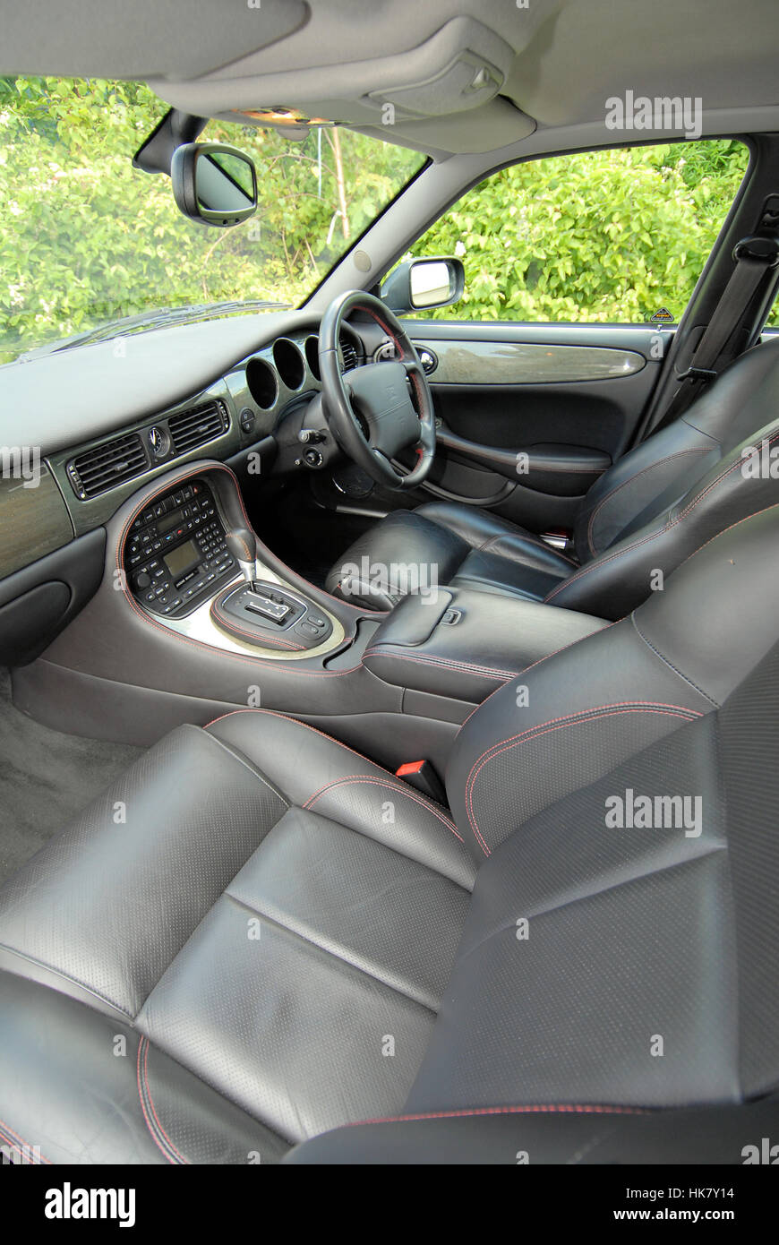 Jaguar leather interior hires stock photography and images Alamy