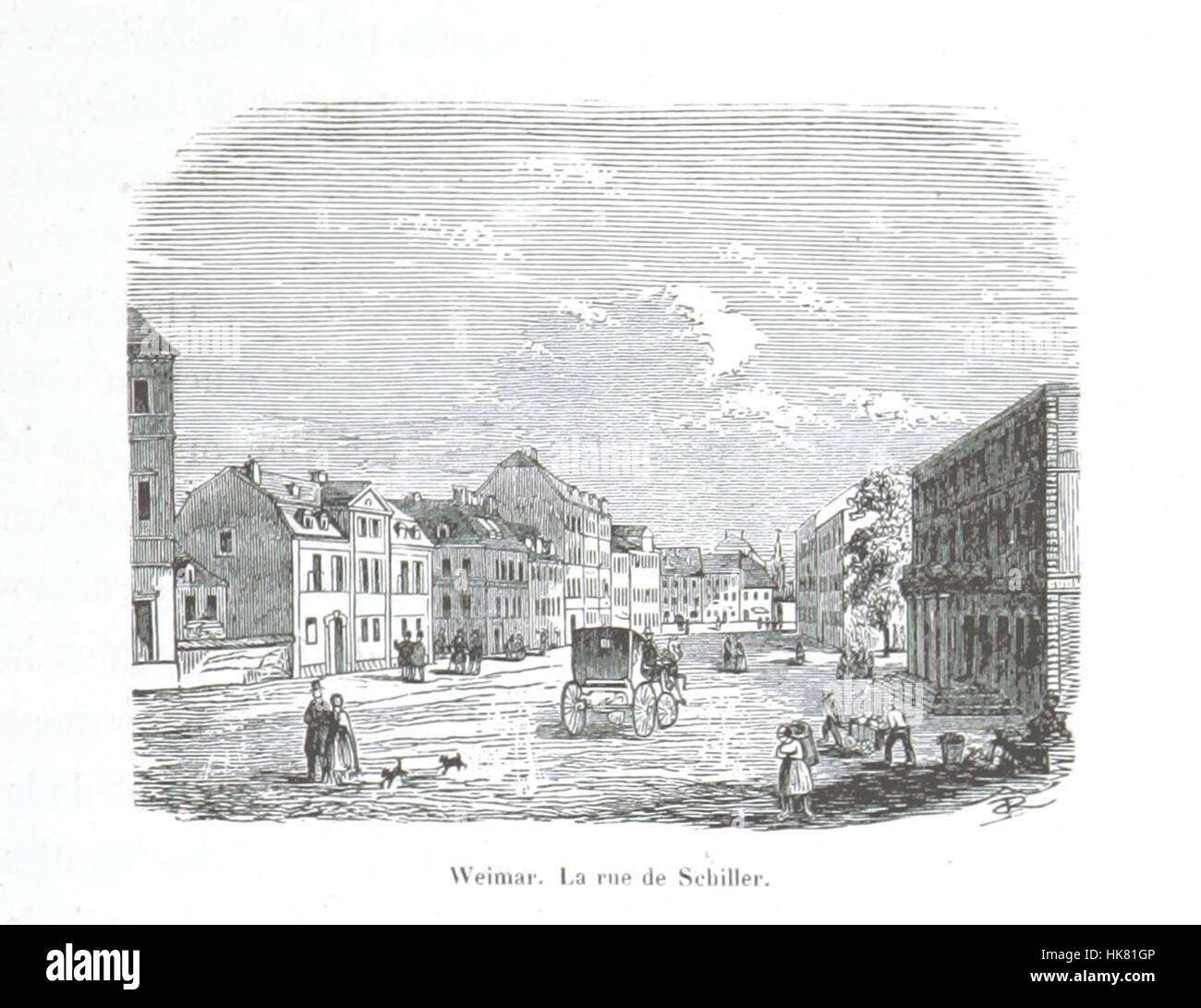 A page from 'Les Villes de Thuringe,' highlighting the cities of ...