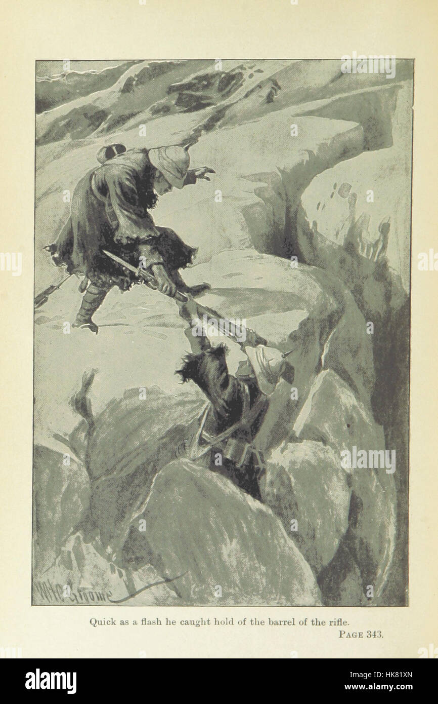 Fix Bay'nets! or, the Regiment in the Hills ... With ... illustrations by W. H. C. Groome Image taken from page 366 of 'Fix Bay'n Stock Photo