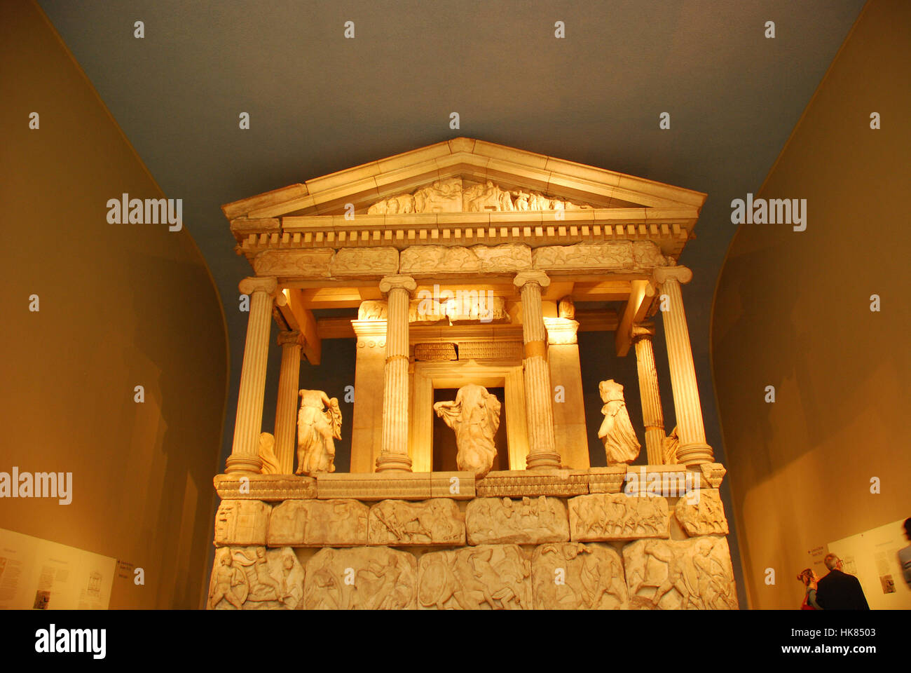 Nereid Monument British Museum London UK Stock Photo