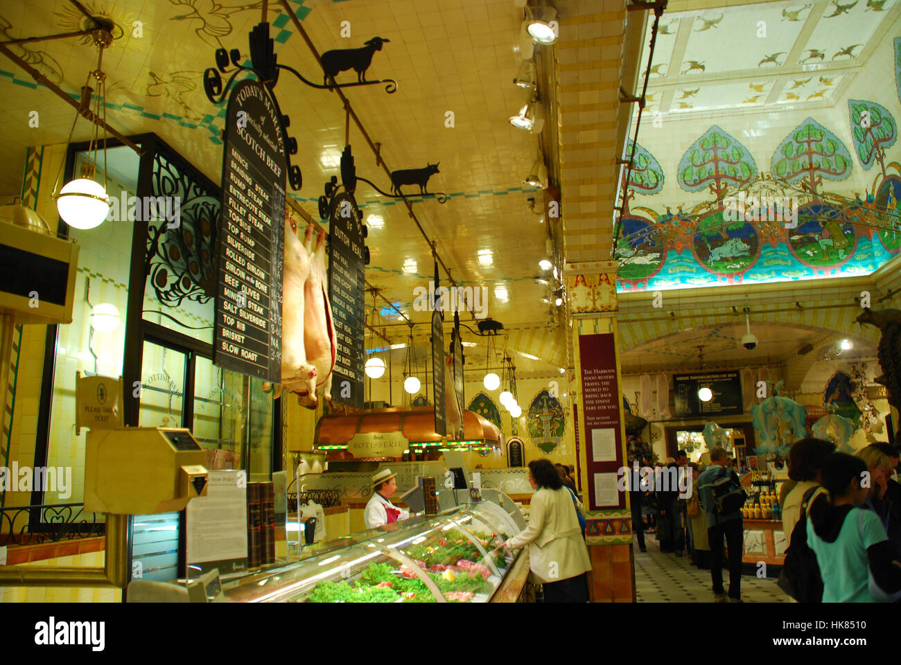 Harrods food halls hires stock photography and images Alamy