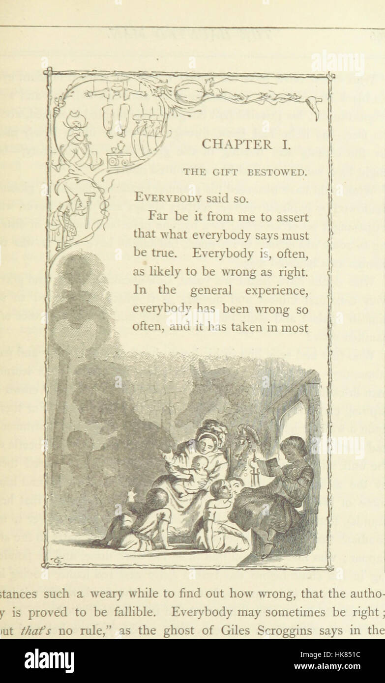 Christmas Books ... With illustrations by Sir Edwin Landseer, R.A., Maclise, R.A., Stanfield, R.A., F. Stone, Doyle, Leech, and Tenniel Image taken from page 389 of 'Christmas Stock Photo