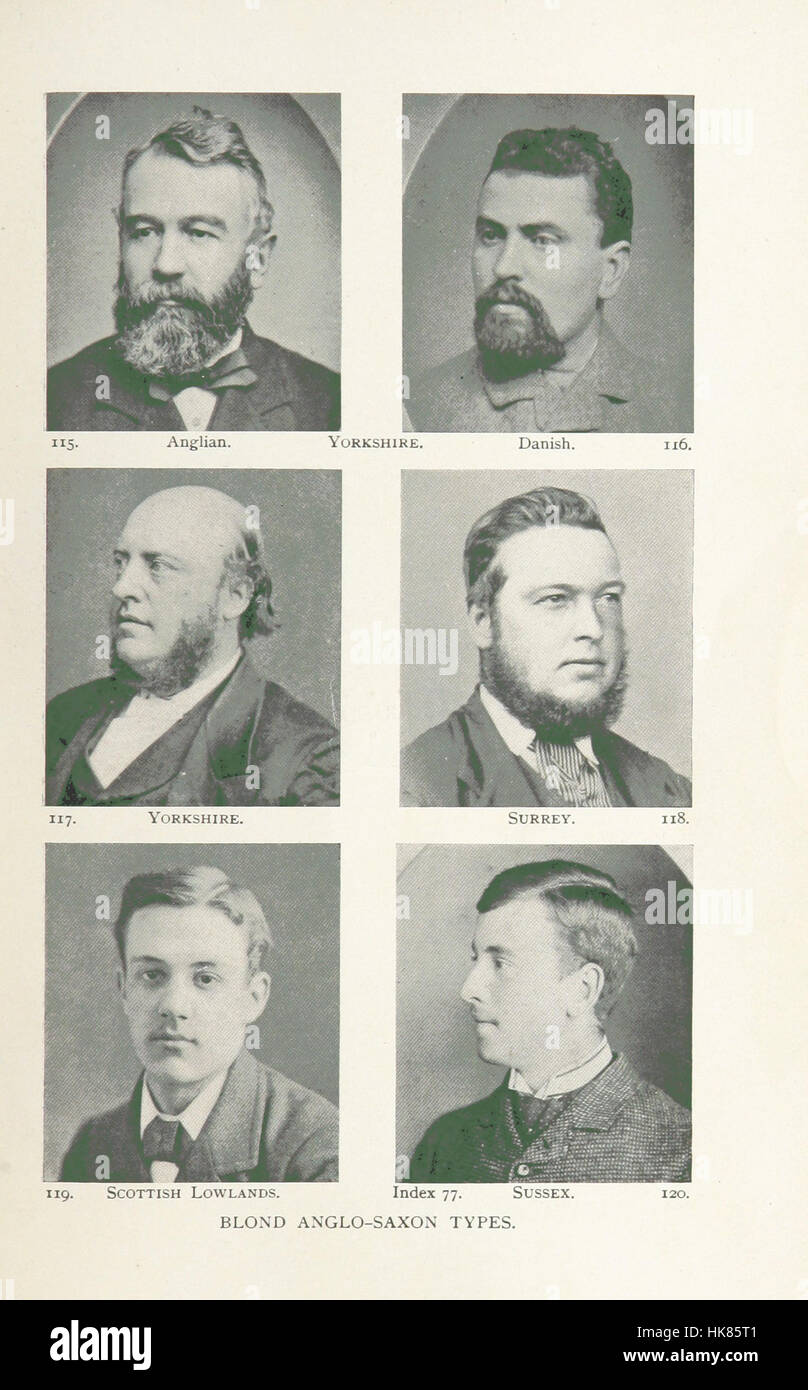 This image from 'The Races of Europe' highlights a sociological study ...