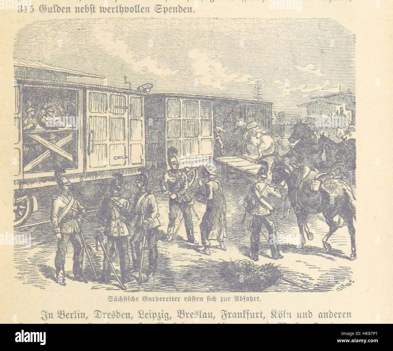 Image from 'Das grosse Jahr 1870,' a German book detailing the events ...