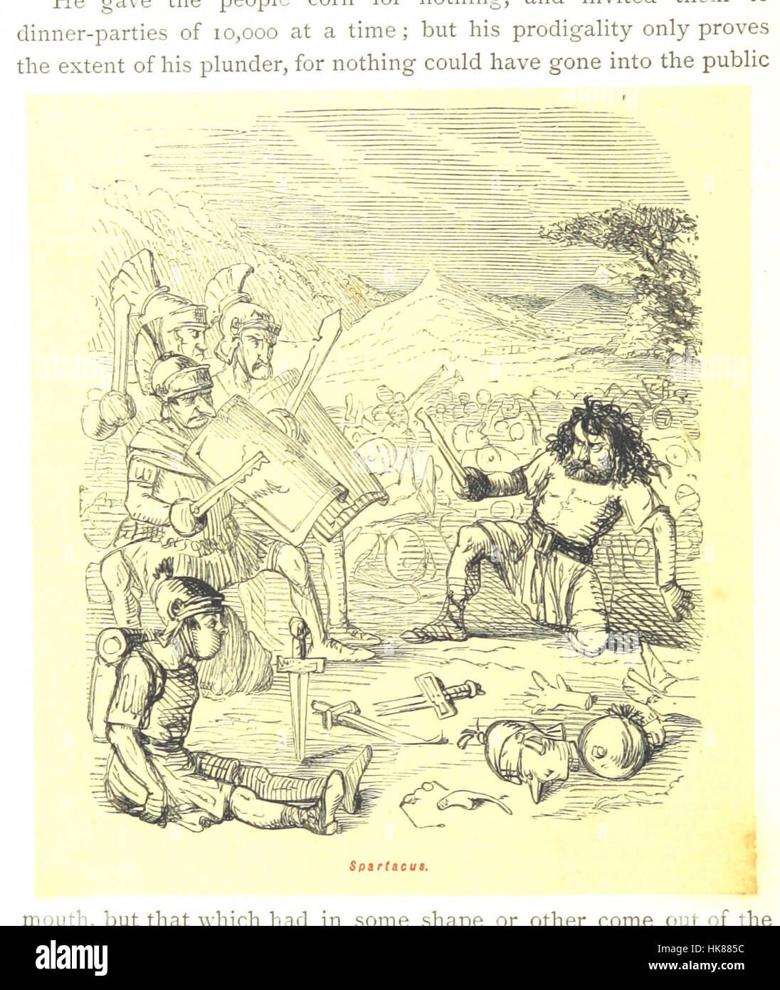 Photograph from page 410 of 'The Comic History of Rome,' featuring an ...