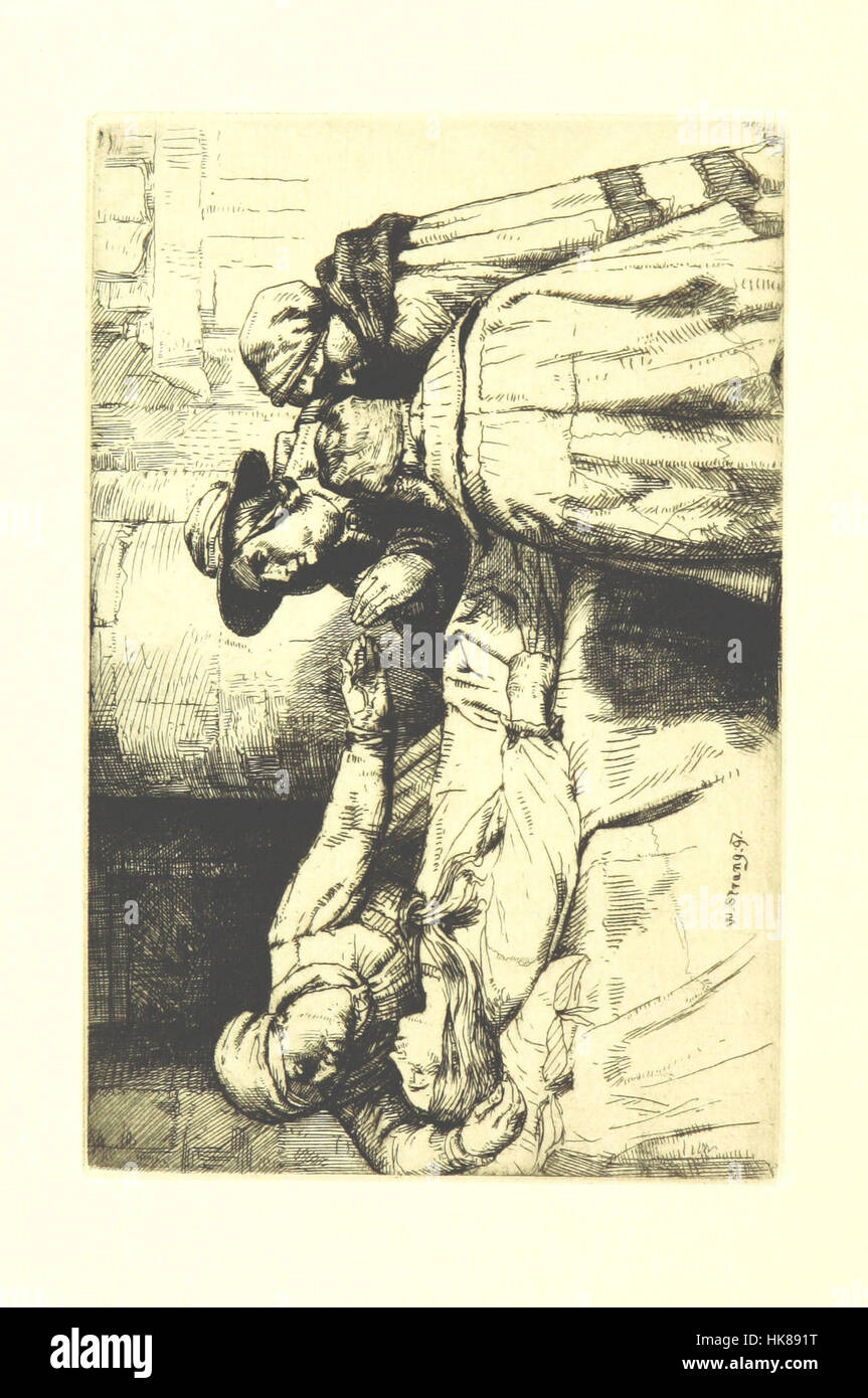 A Book of Ballads ... With five etchings by W. Strang Image taken from page 42 of 'A Boo Stock Photo