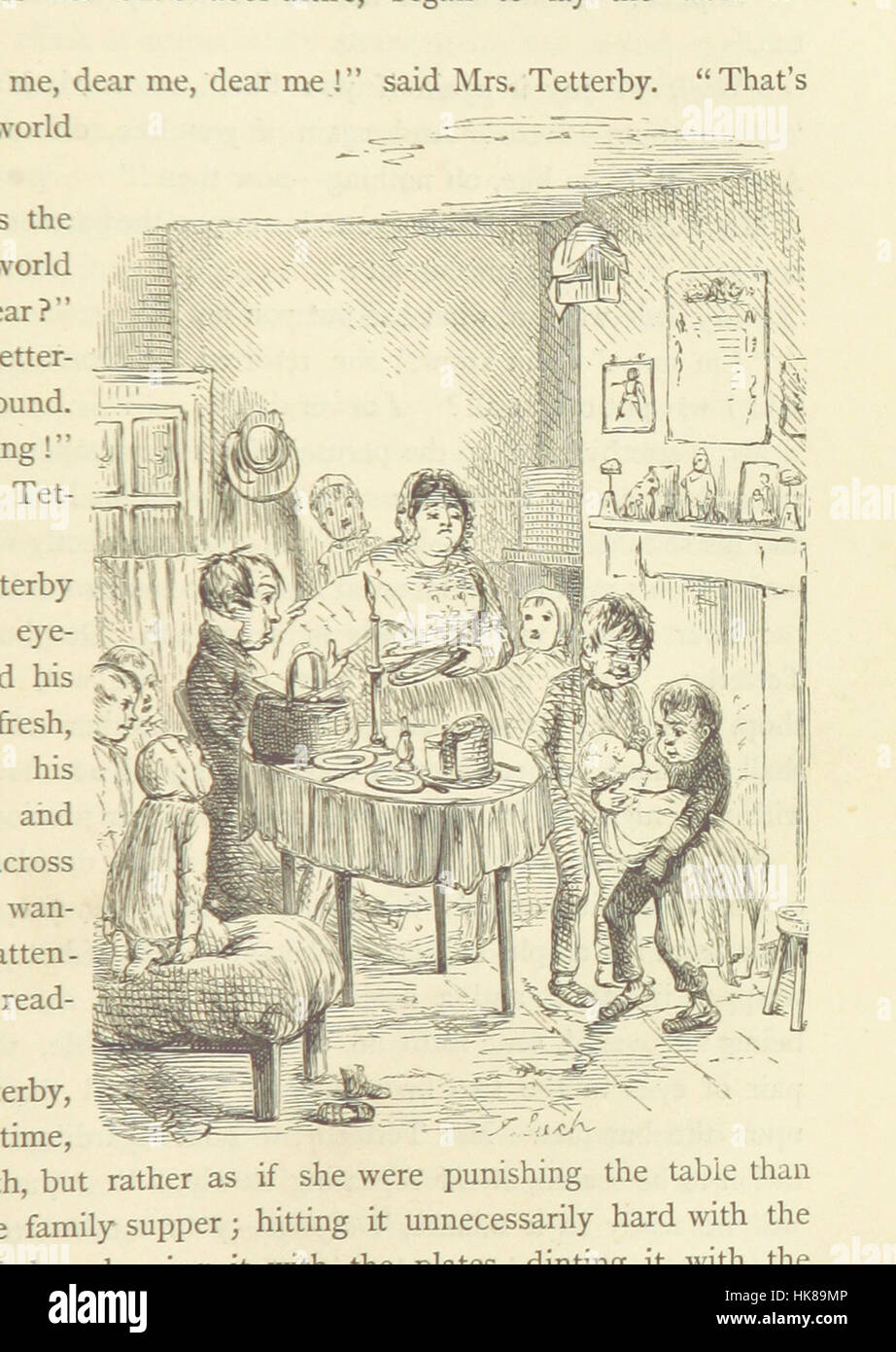 Christmas Books ... With illustrations by Sir Edwin Landseer, R.A., Maclise, R.A., Stanfield, R.A., F. Stone, Doyle, Leech, and Tenniel Image taken from page 425 of 'Christmas Stock Photo