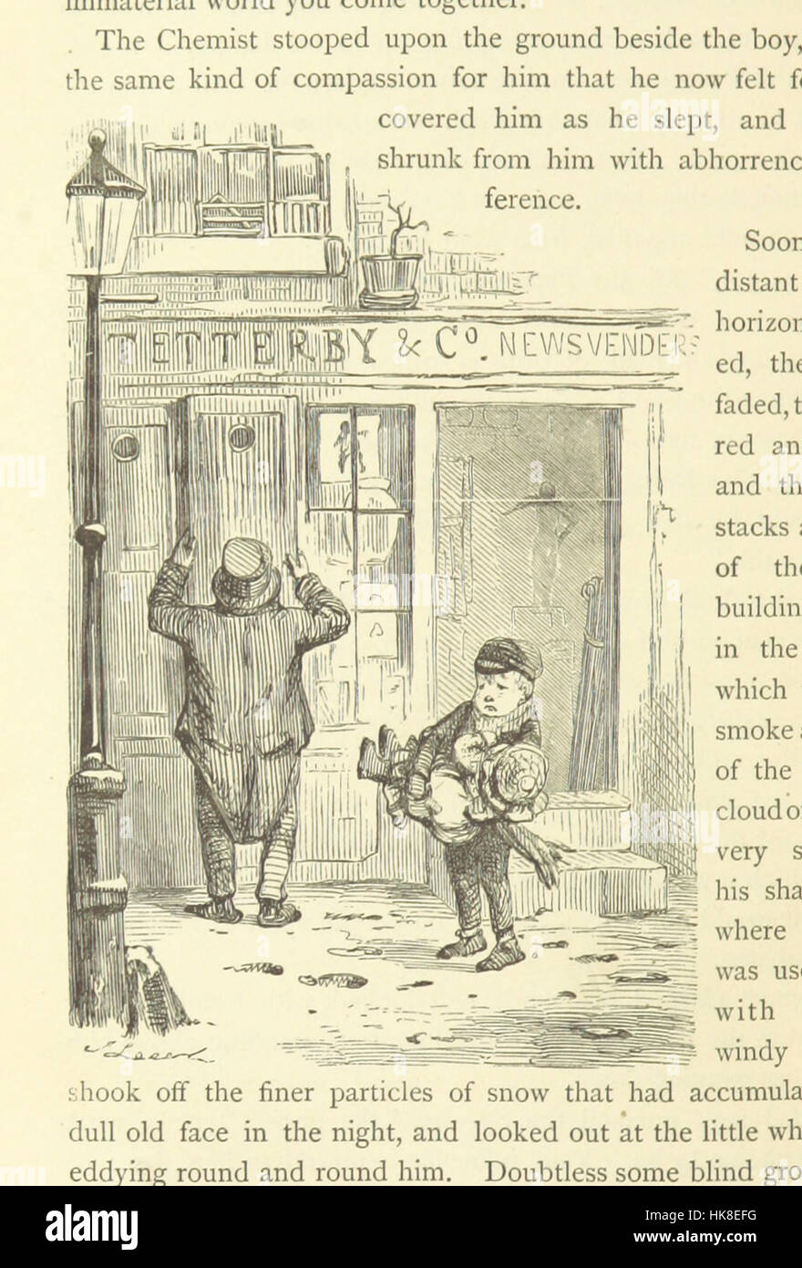 Christmas Books ... With illustrations by Sir Edwin Landseer, R.A., Maclise, R.A., Stanfield, R.A., F. Stone, Doyle, Leech, and Tenniel Image taken from page 466 of 'Christmas Stock Photo