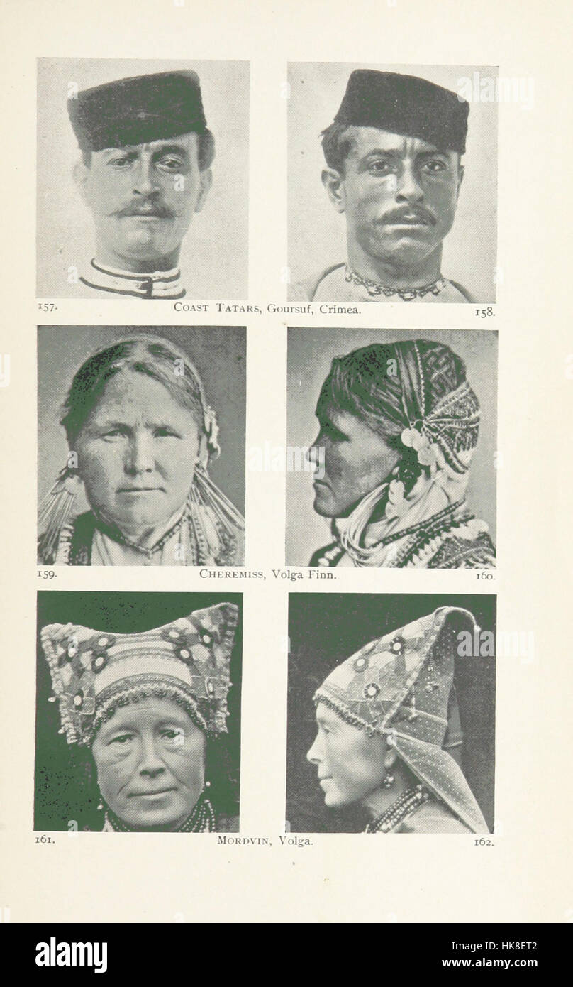 Illustration from 'The Races of Europe,' showing a sociological or ...