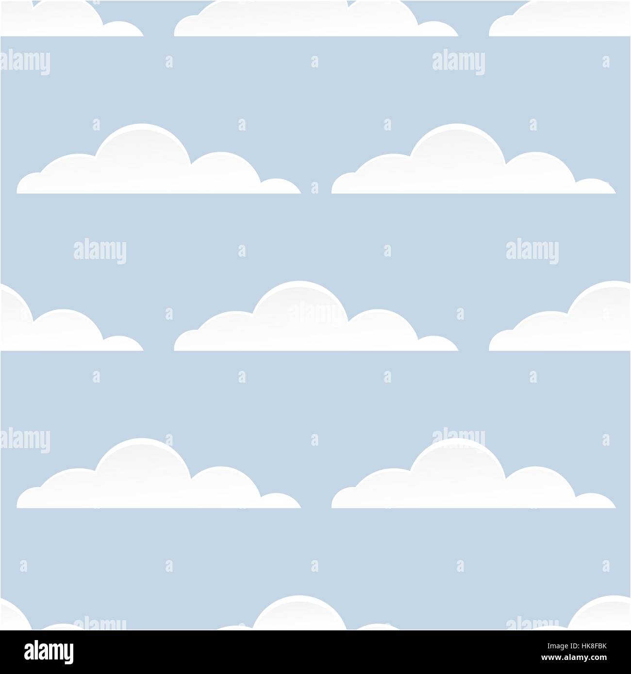 White clouds on a blue background Stock Vector Image & Art - Alamy