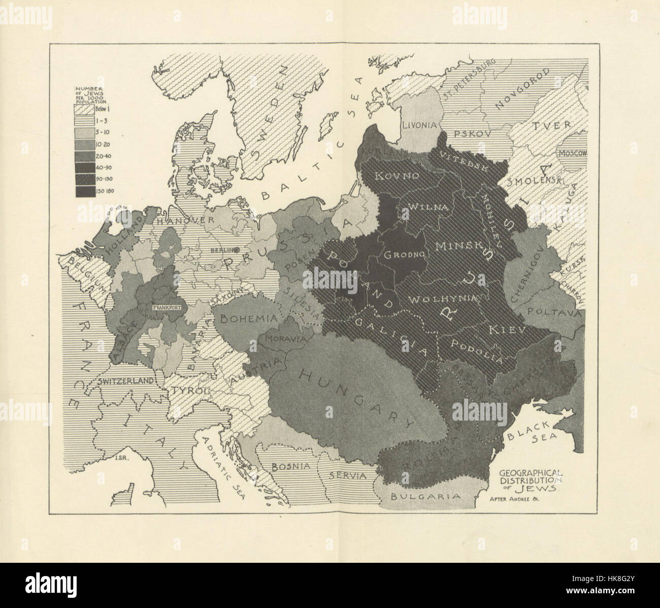 Illustration from 'The Races of Europe', depicting a sociological study ...