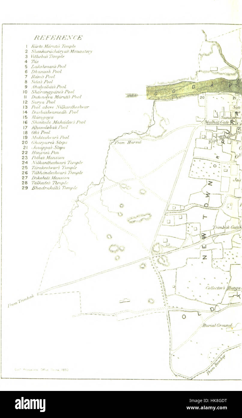 Image taken from page 482 of 'Gazetteer of the Bombay Presidency. [Edited by Sir James M. Campbell. General index, by R. E. Enthoven.]' Image taken from page 482 of 'Gazetteer o Stock Photo