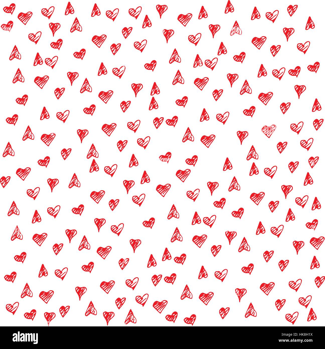 seamless pattern with hearts Stock Vector Image & Art - Alamy