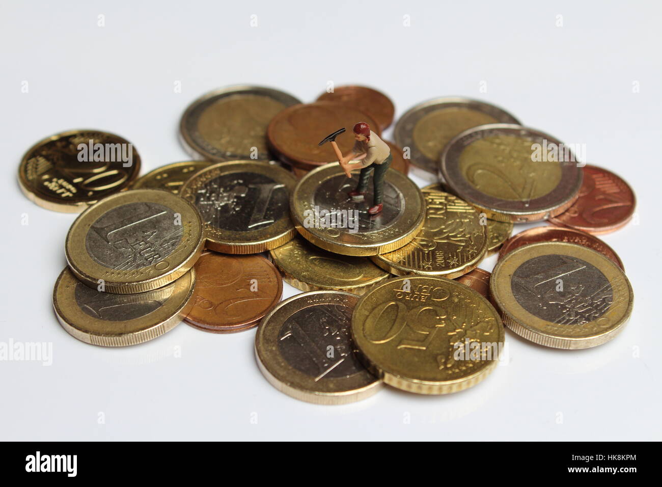 euro crisis Stock Photo