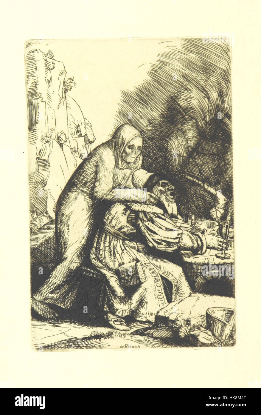 A Book of Ballads ... With five etchings by W. Strang Image taken from page 52 of 'A Boo Stock Photo