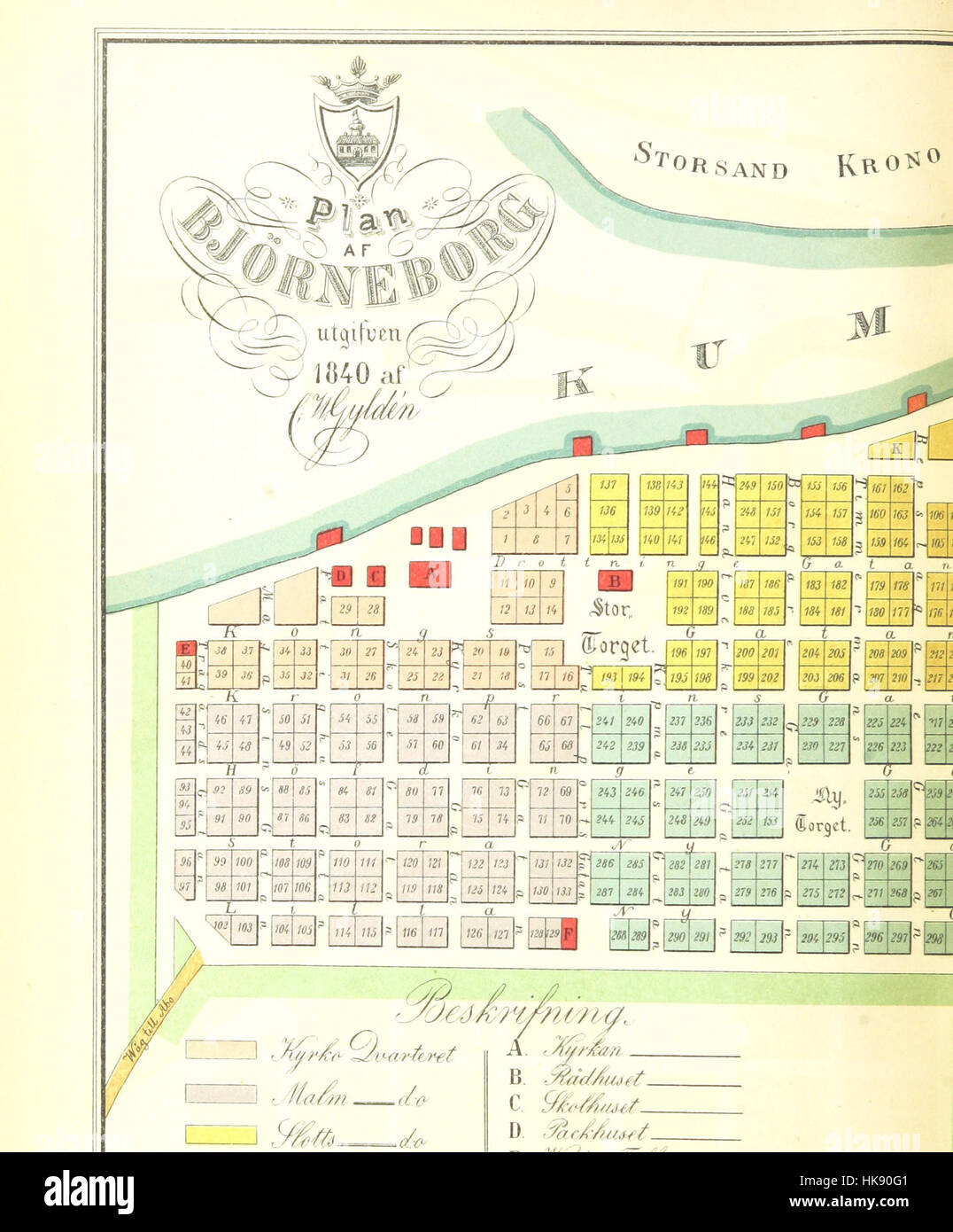 An image from 'Björneborg's Stads Historia,' a history of the city of ...