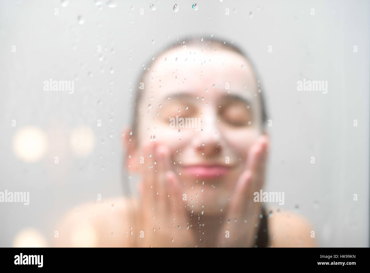 Woman Shower Lather High Resolution Stock Photography and Images - Alamy