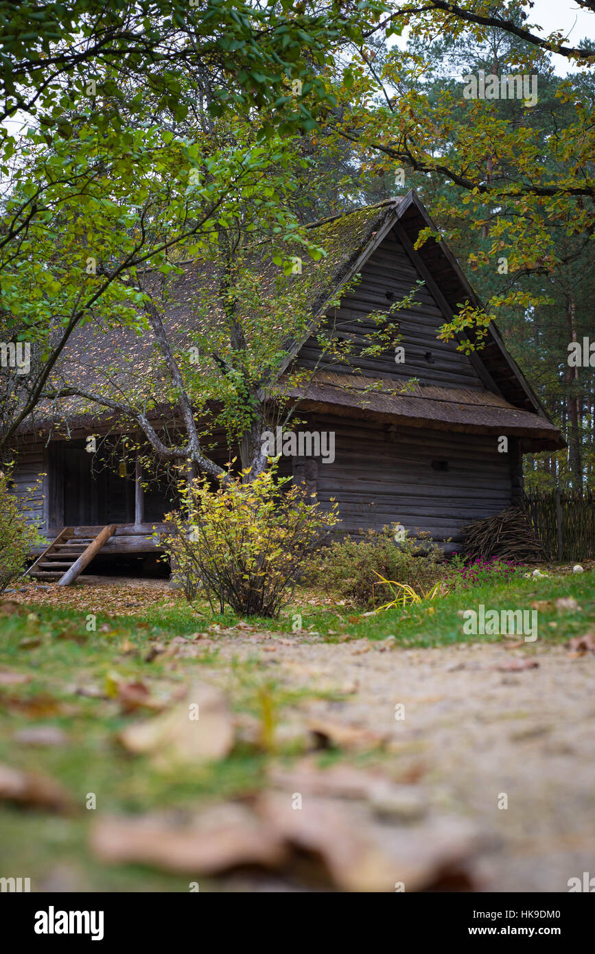 Latvian Ethnographic Open Air Museum Stock Photo