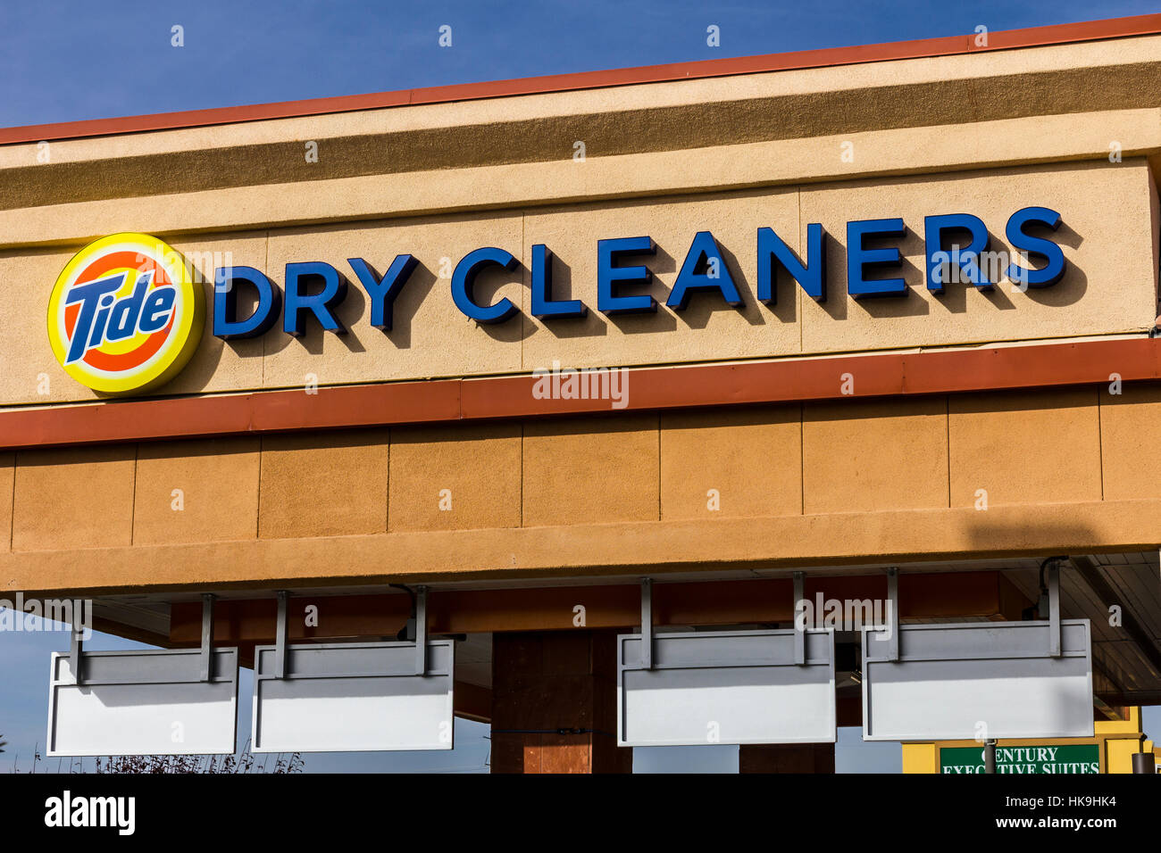 Las Vegas - Circa December 2016: Tide Dry Cleaners Laundry Location. Tide has created a professional dry cleaning service for garments I Stock Photo