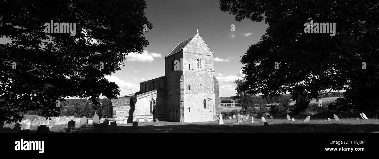 St Michaels Parish Church, Wadenhoe village, Northamptonshire County, England; Britain; UK Stock Photo