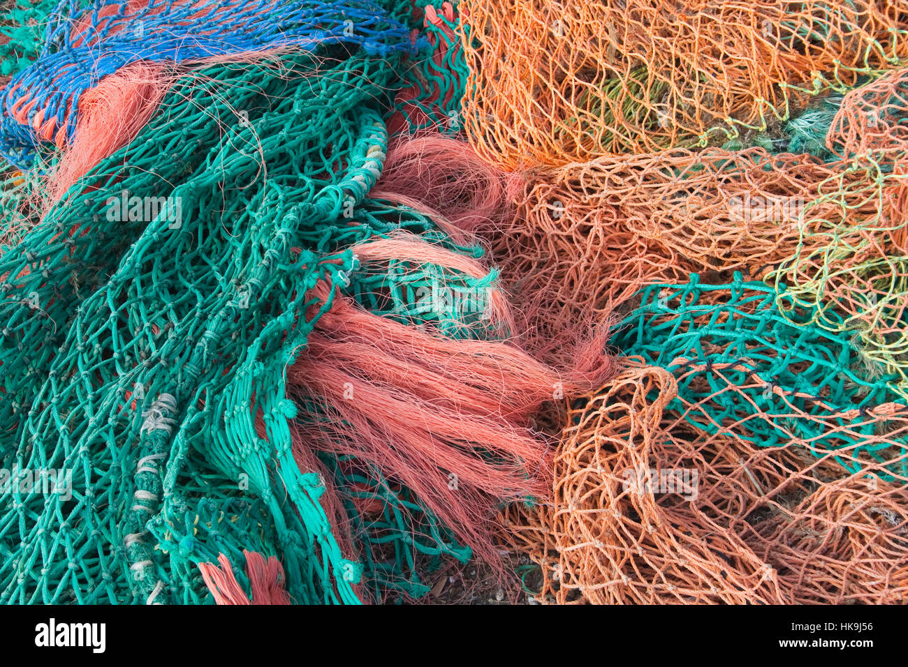 Colourful fishing nets hi-res stock photography and images - Alamy