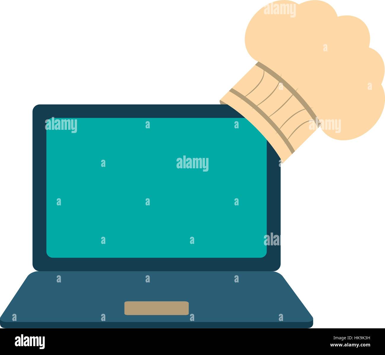 Chef hat computer Stock Vector Images - Alamy