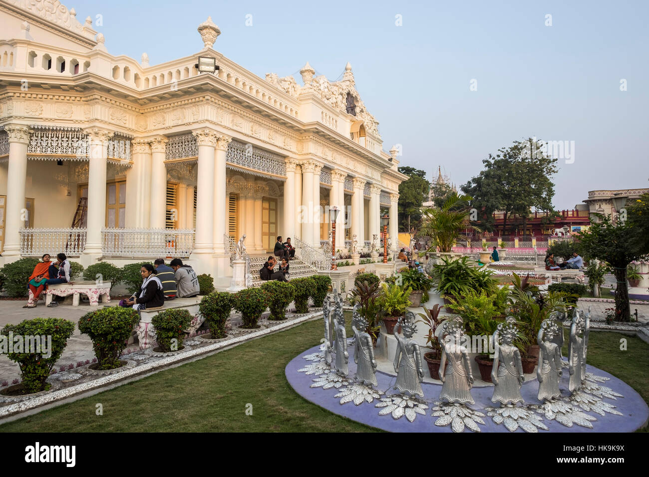 India, West Bengal, Kolkata, Jain temple Stock Photo