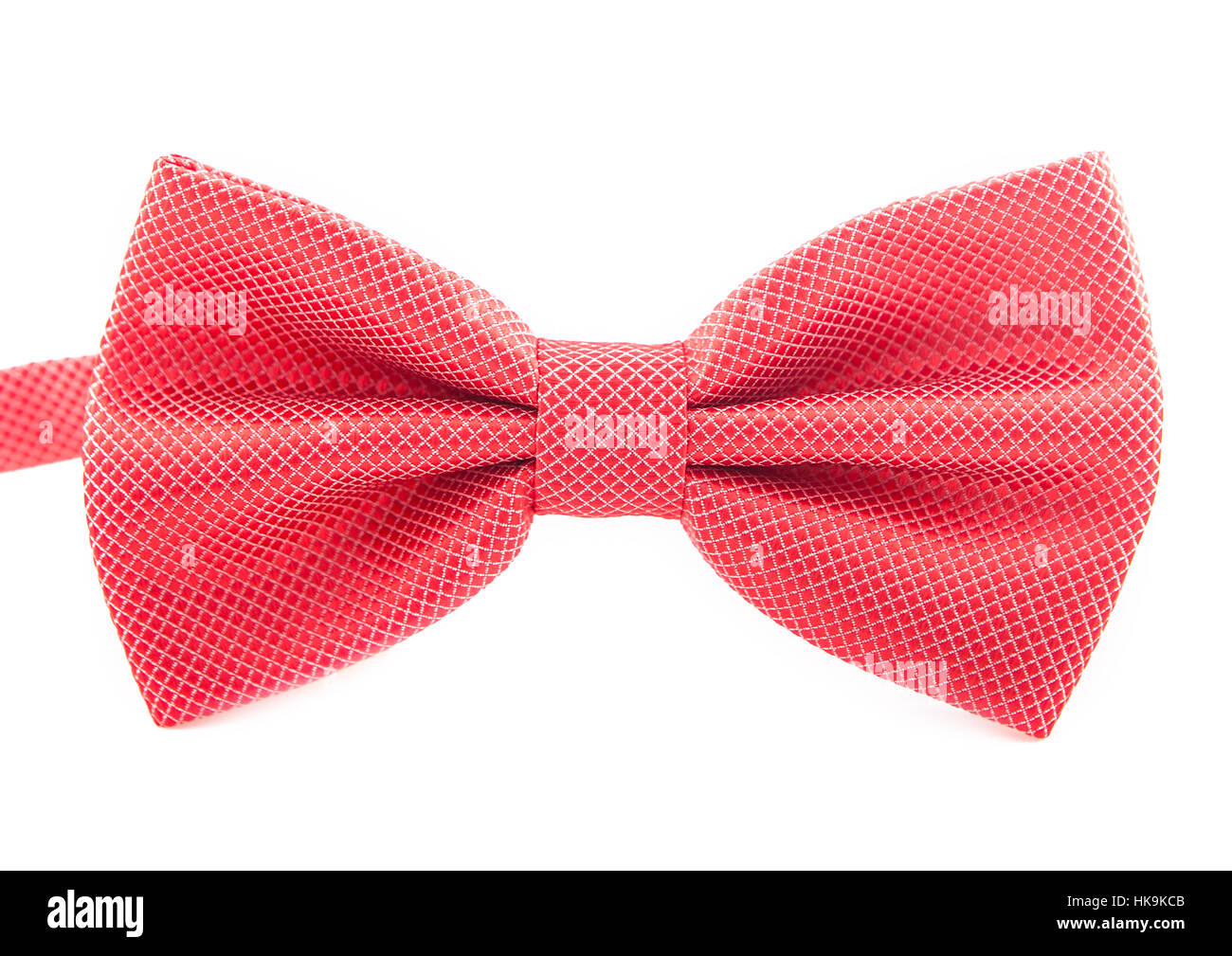 red bow tie isolated on white background Stock Photo - Alamy
