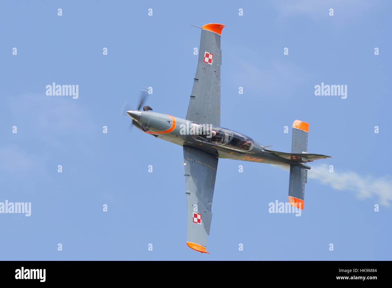 Polish Air Force Orlik aerobatic display team PZL-130 aircraft Stock Photo