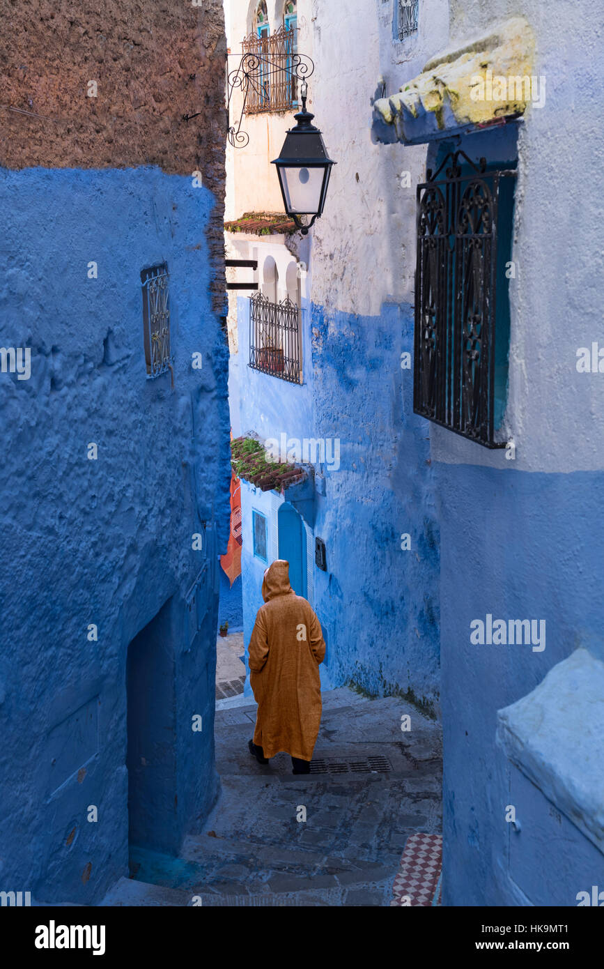 Chefchaouen the blue city of northern Morocco Stock Photo