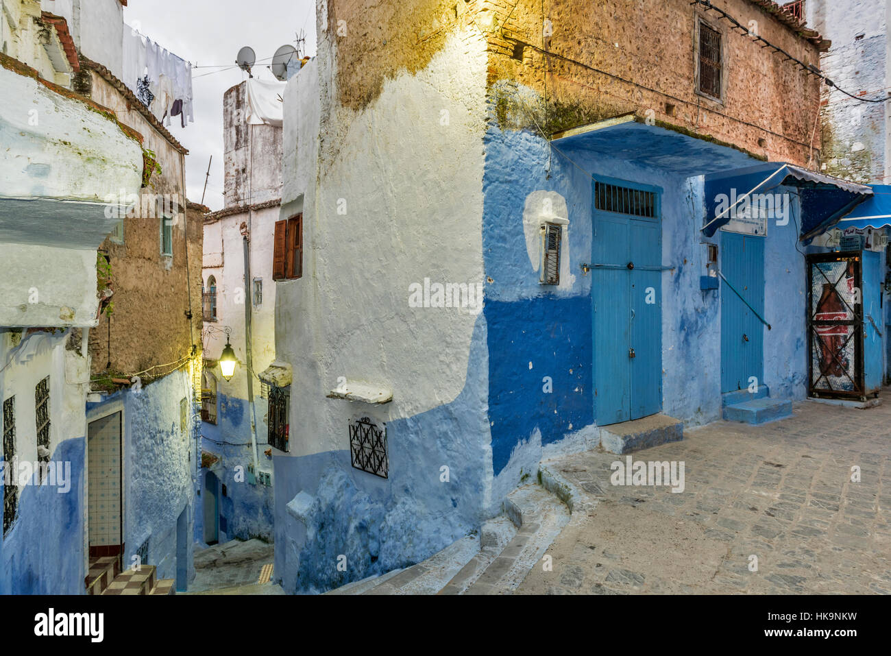 Chefchaouen the blue city of northern Morocco Stock Photo