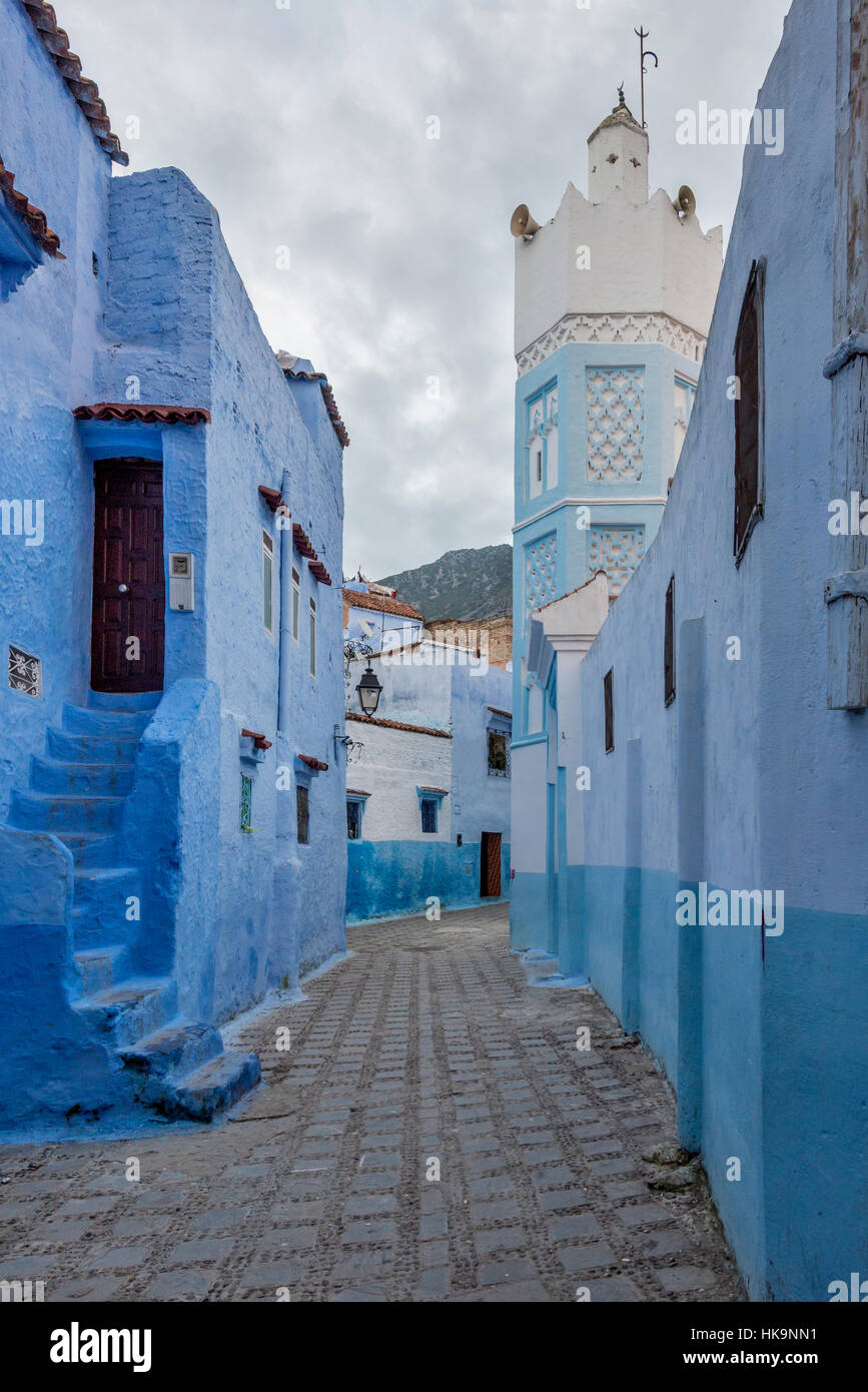 Chefchaouen the blue city of northern Morocco Stock Photo