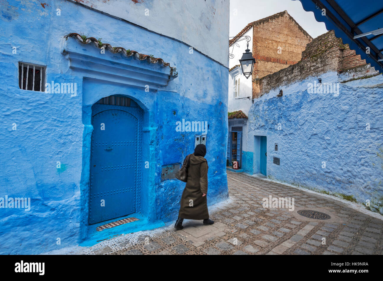 Chefchaouen the blue city of northern Morocco Stock Photo