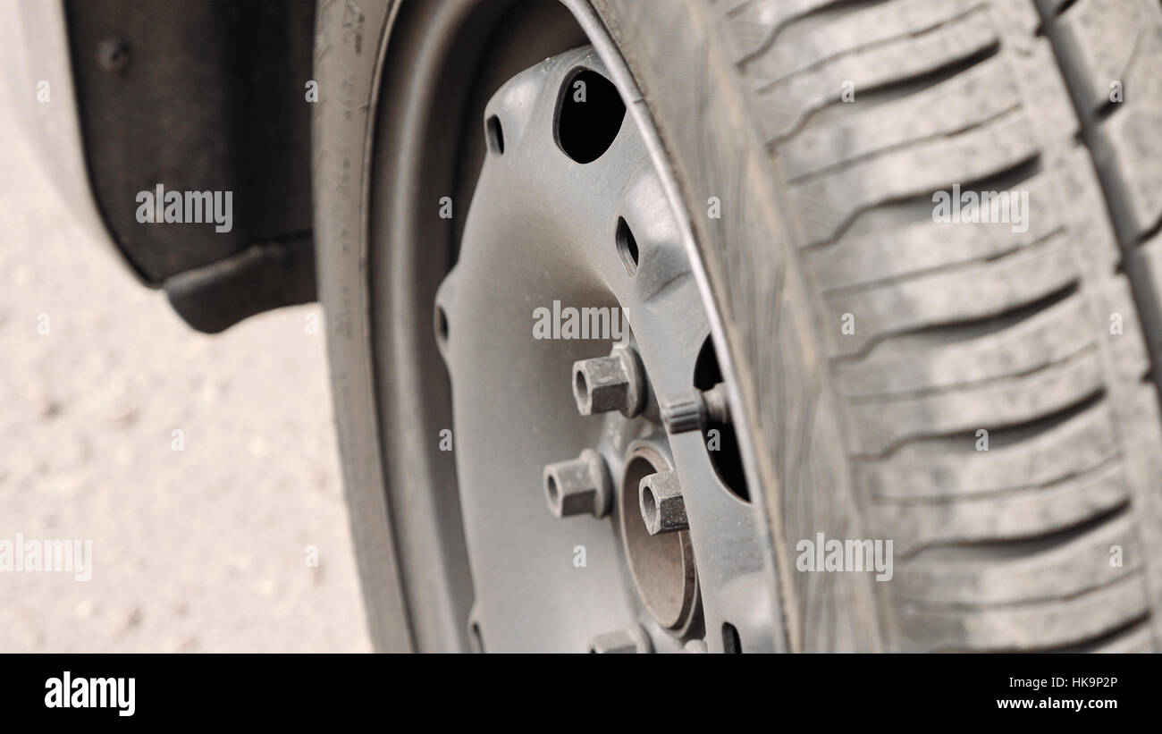 Car wheel parts Stock Photo Alamy