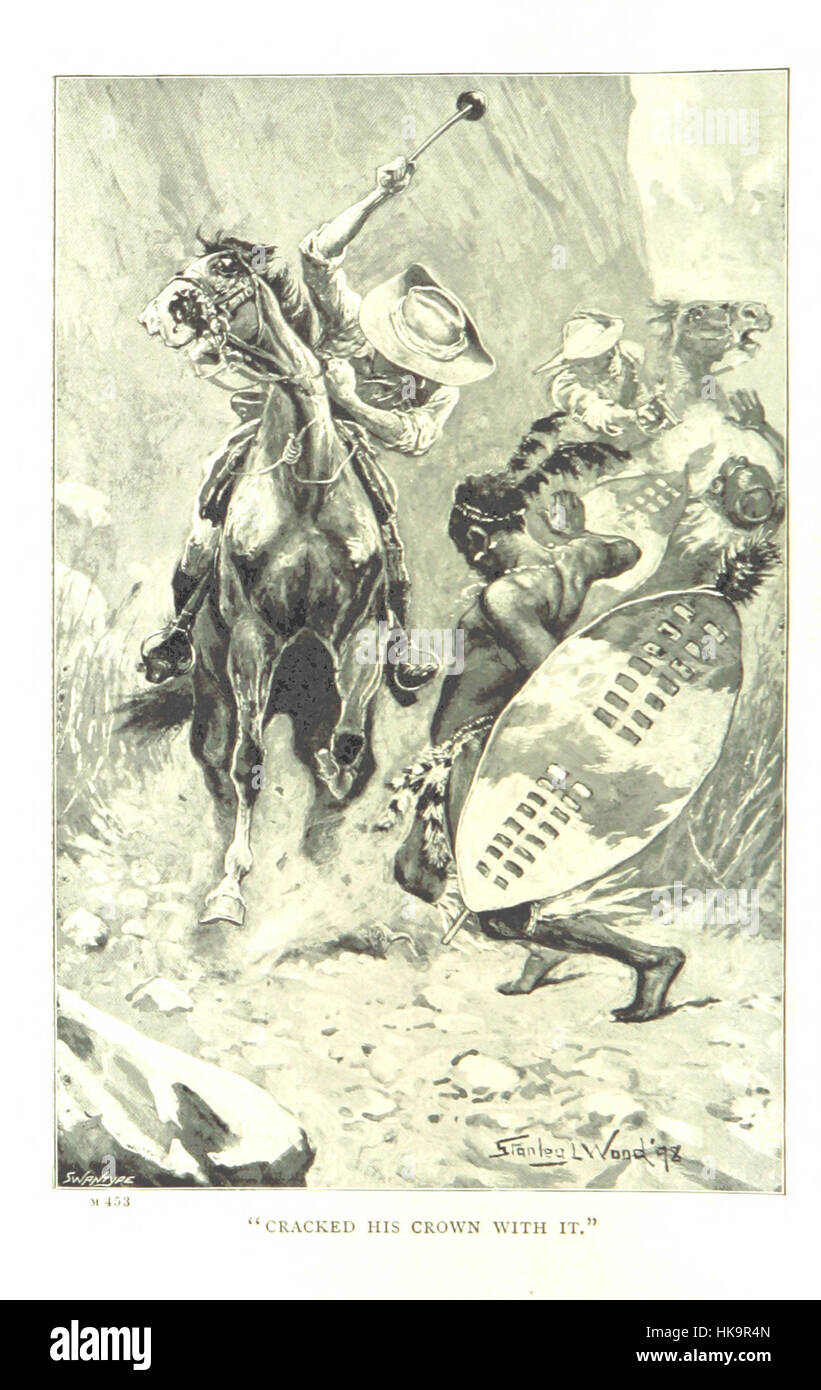 Image taken from page 8 of 'Fighting the Matabele. [A novel.]' Image taken from page 8 of 'Fighting the Stock Photo