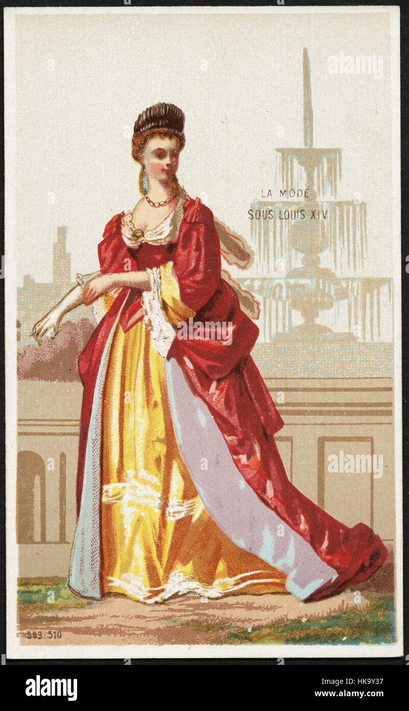 La mode sous Louis XIV Stock Photo - Alamy