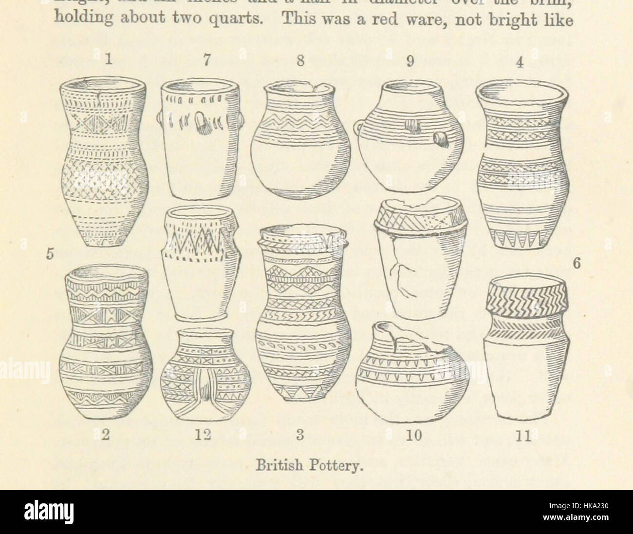 [The Celt, the Roman, and the Saxon: a history of the early inhabitants of Britain, down to the Conversion of the Anglo-Saxons to Christianity. Illustrated by the ancient remains brought to light by recent research.] Image taken from page 95 of '[The Celt Stock Photo