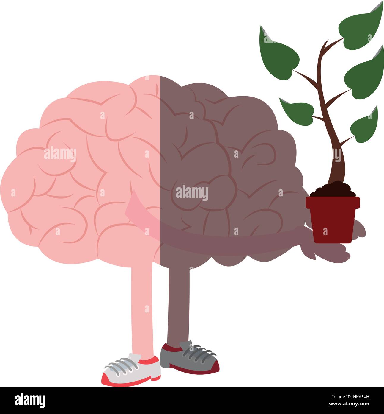 human brain icon Stock Vector Image & Art - Alamy