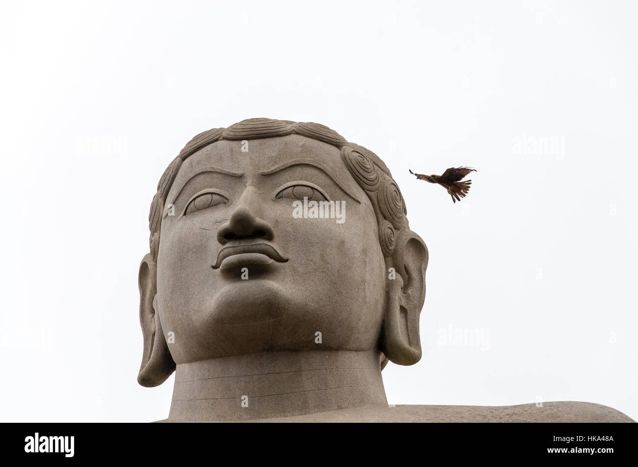 Gomateshwara, the tallest monolithic statue in the world, dedicated to
