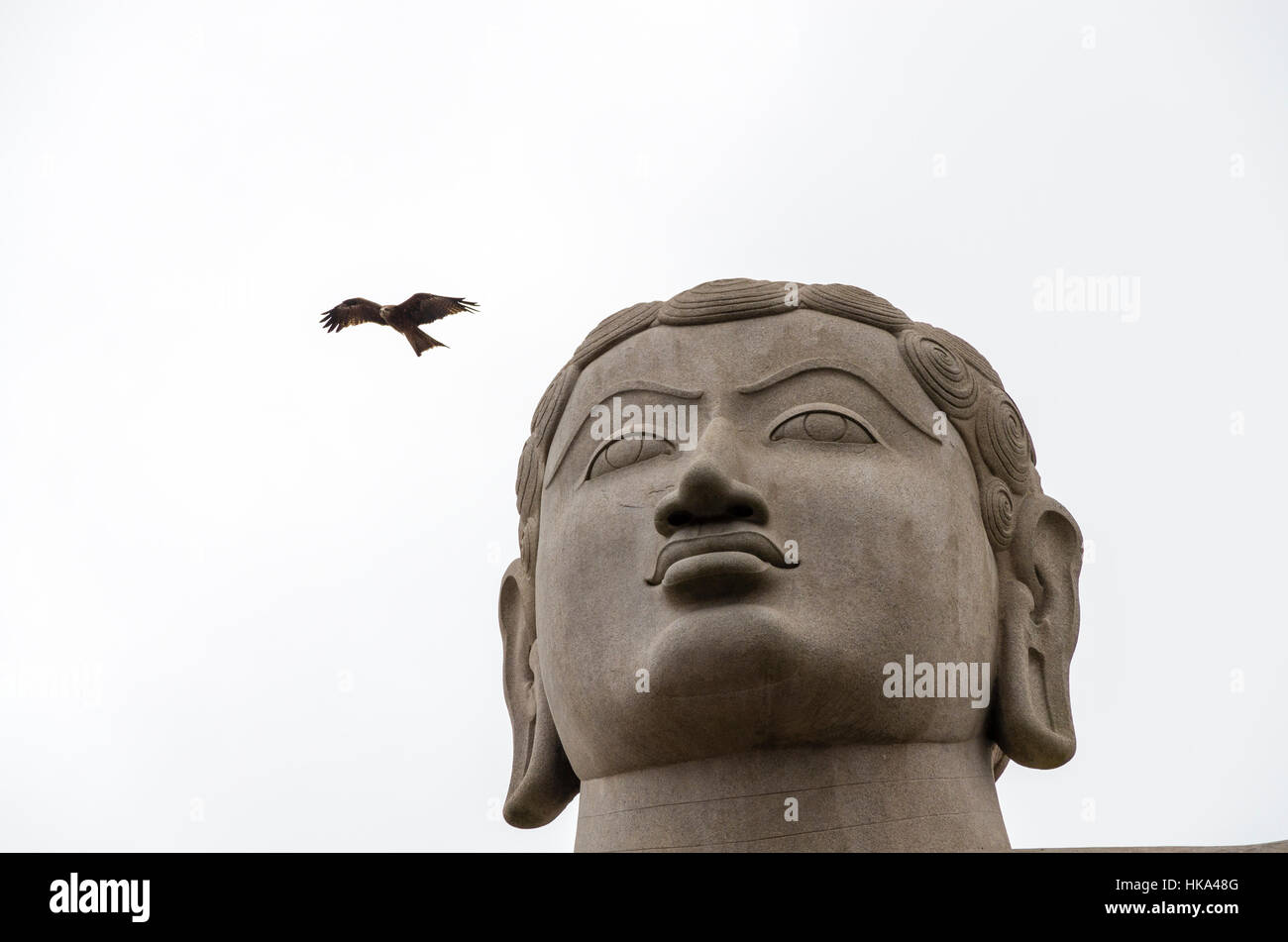 Gomateshwara, the tallest monolithic statue in the world, dedicated to