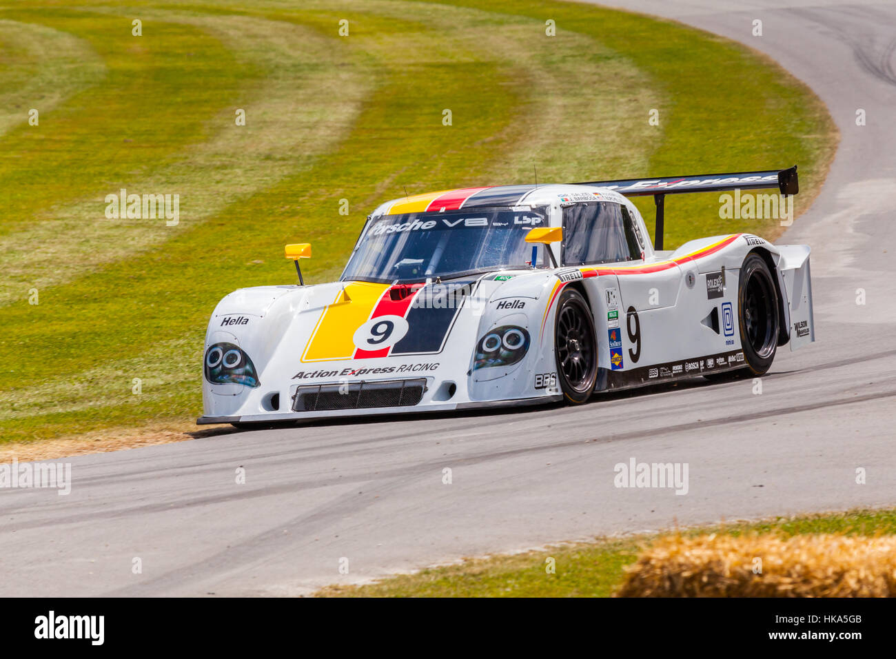 Porche racing car at Goodwood Festival of Speed 2014 Stock Photo - Alamy